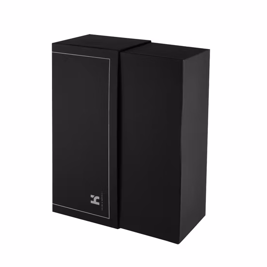 Großhandel kundenspezifische luxuriöse schwarze Versandkarton-Transportfarbe Geschenkpapier-Verpackungsbox für die Lieferung